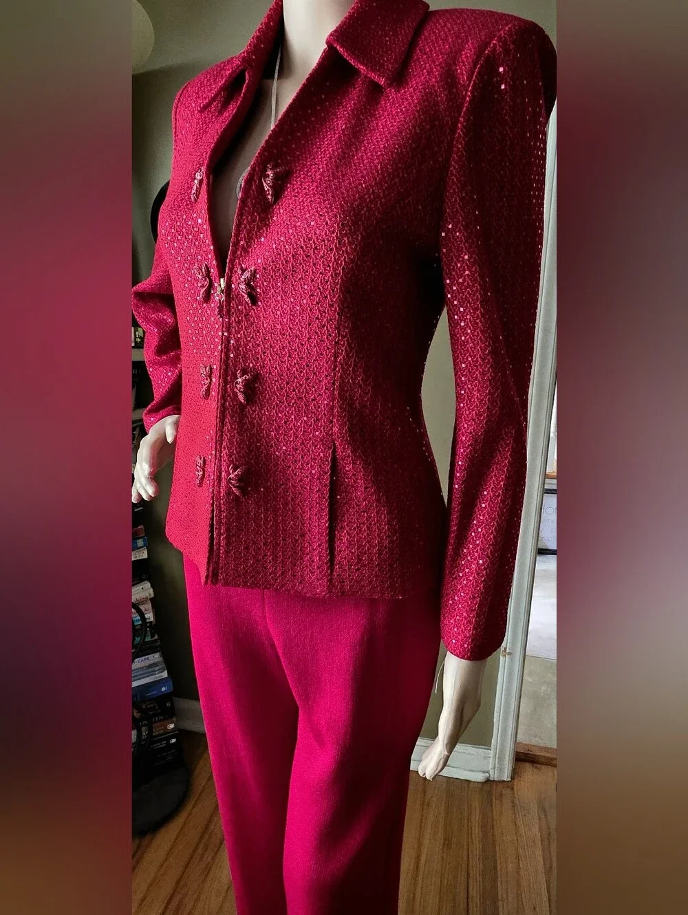 Vintage St. John by Marie Gray Two-Piece Evening Pantsuit